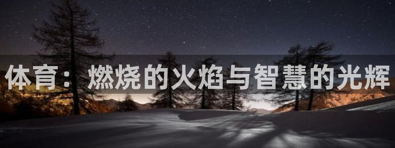 TOP1体育大水台：体育：燃烧的火焰与智慧的光辉